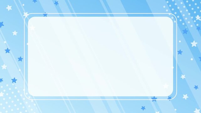 Cute background frames with stripe patterns, stars, and geometric shapes.