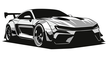 Obraz premium car speed design concept art