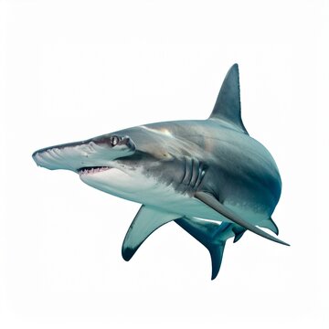shark isolated on white background