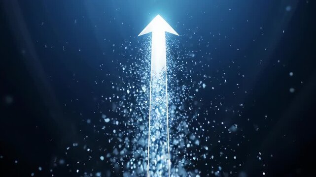 Upward Trajectory - A Beam of Light Ascending into the Unknown.