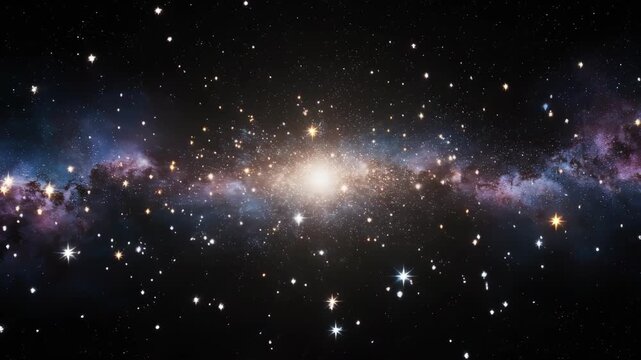 Stunning Galaxy View - A Cosmic Journey Through Space and Time.