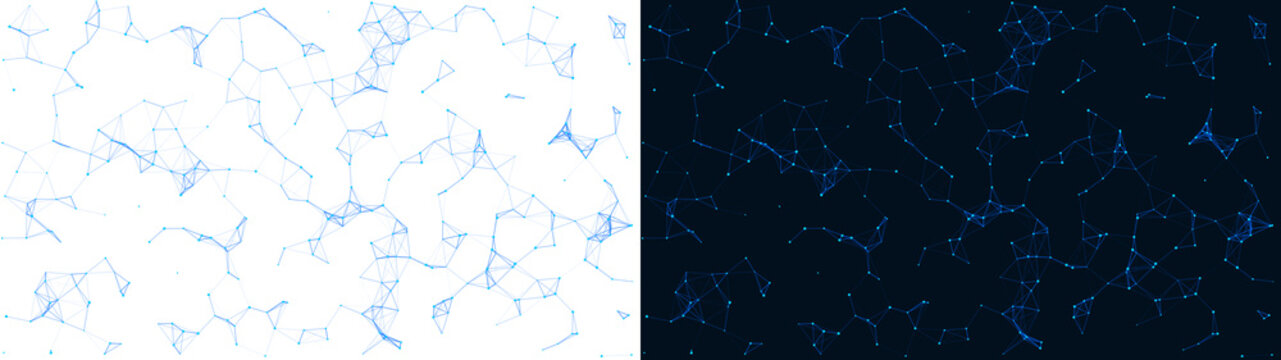 PNG image of&nbsp;Abstract network connections featuring glowing nodes and connecting lines creating a digital mesh on transparent background