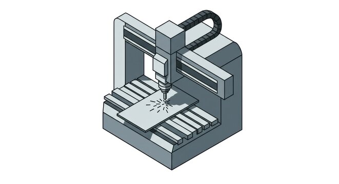 3D Printer Manufacturing Precision Parts.
