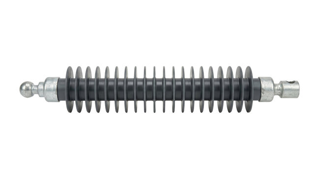 Composite polymer insulator for electrical power transmission line isolated PNG