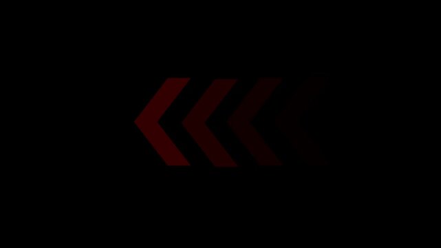 Animated arrows for the overlay video layer swipe down animation. 3d arrow icon swipe up animation black background.
wright arrow animation on black background. wright arrow animation