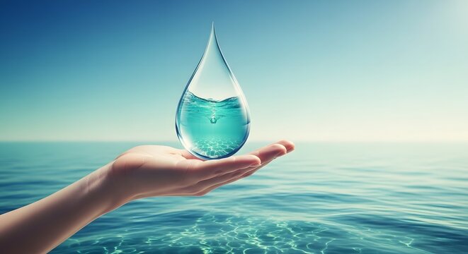 World water day conserve water preserve life a symbol of hope
