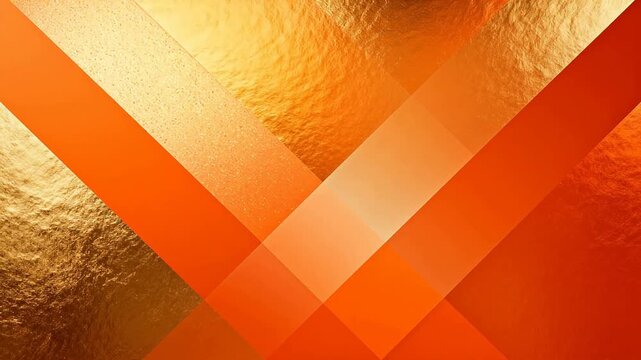 Abstract orange and gold geometric pattern