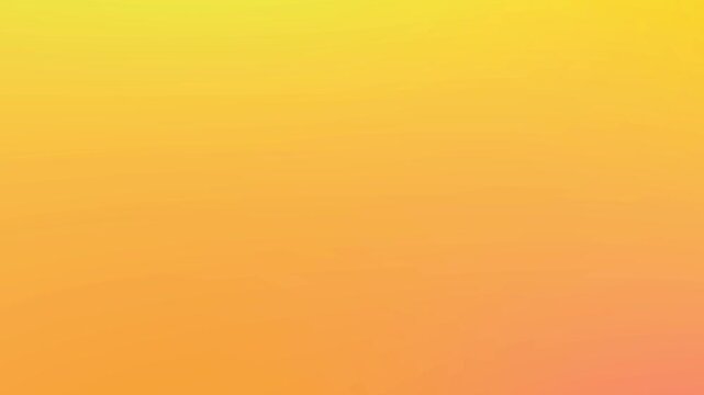 Warm Gradient: A smooth, vibrant gradient of warm hues, a blend of sunny yellow and fiery orange, evoke feelings of positivity.