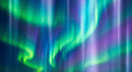 Aurora Color Metal Texture - Futuristic Cyberpunk Metallic Background with Ethereal Light Reflections