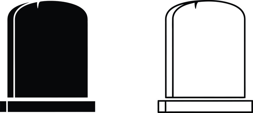 Tombstone icons Vector