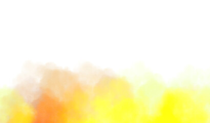 Realistic clouds explosion fluffy steam cutout PNG. Colorful clouds flowing, smoke explosion, smog effect for festival celebration. Smoke clouds fog png cutout.