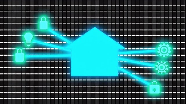 Smart home data transmission network traffic grid
