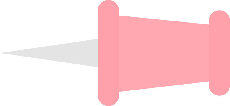 Pink push pin