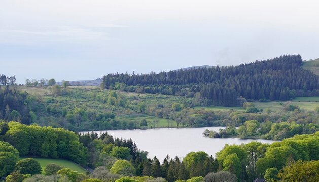Scenic view around Barrator in Dartmoor England UK