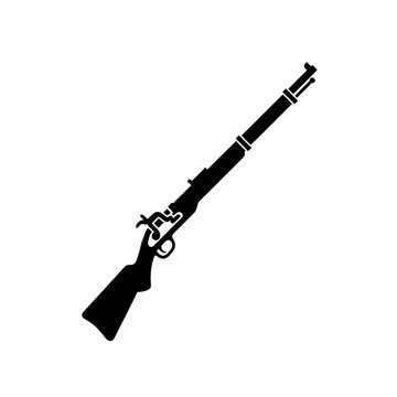 Vintage Rifle Silhouette.