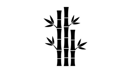 Bamboo plant with green leaves. © rama