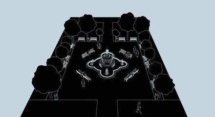 Black and white chess board pieces. © M FAIZAL