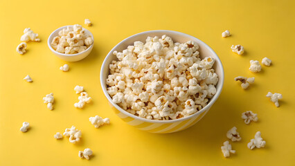 Freshly Popped Popcorn in Bowls