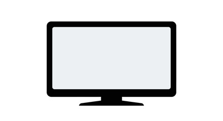 Fototapeta premium Computer monitor on a stand.