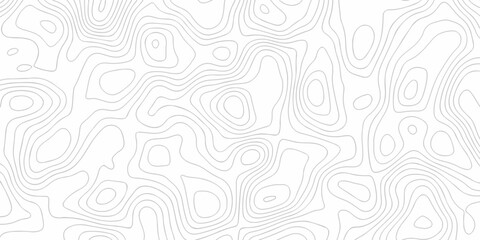 white topography map area. vector topo paper lines. Topographic contour lines grid map pattern design. mountain relief. Contour map. Topo contour paper map texture. © MdLothfor
