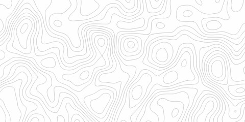 Minimal topography map area wallpaper. vector topo paper lines. Topographic contour lines grid map pattern. Geographic mountain relief. Contour hiking design. © MdLothfor