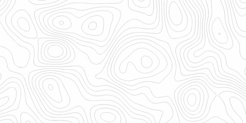 White topography map area. vector topo paper lines. Topographic contour lines grid map pattern design. mountain relief. Contour map. Topo contour paper map texture. © MdLothfor