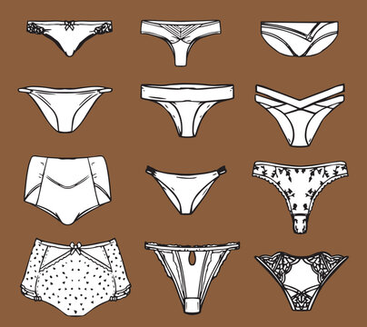 set of female underwear