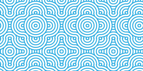 Obraz premium Vector paper minimal overlapping blue repeating. seamless clothing decoration geometric background. overlap fabric floral ornament fashion. abstract diamond pattern creative textile design.