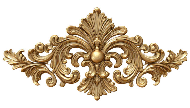 Ornate gold relief design