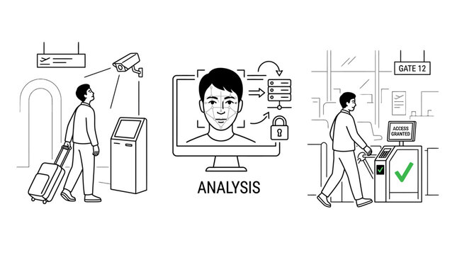 Facial Recognition Technology in an Airport Setting