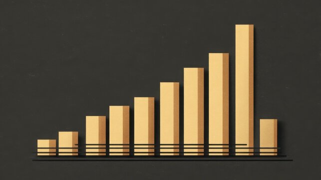 Monthly income growth bar chart concept --ar 16:9 --v 7 Job ID: 6c307a43-45e6-43c8-82d6-e6d0b5c3379e