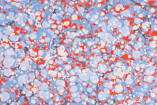 Traditional Turkish marbled paper artwork background