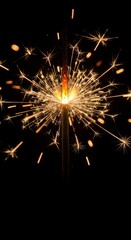 Fototapeta premium Sparkling Celebration - A Captivating Display of Light and Festivity.