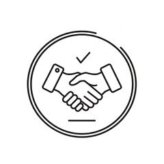 Fototapeta premium Handshake Agreement Business Partnership.