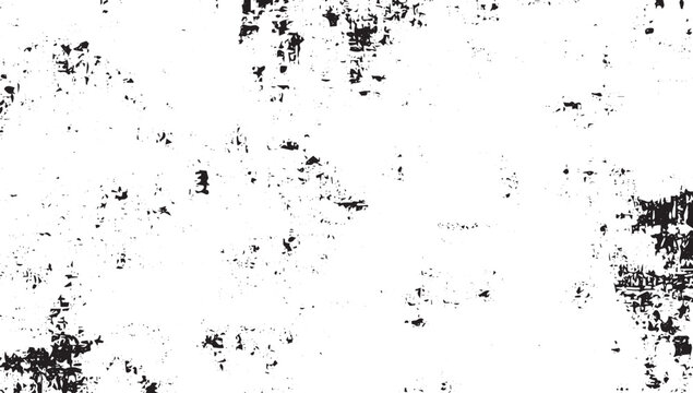 Black and white grunge texture with distressed ink splatters and rough weathered surface pattern