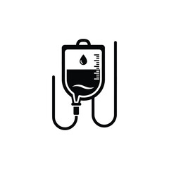 Fototapeta premium Medical staff prepares intravenous blood transfusion equipment
