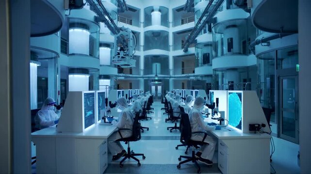 futuristic modern lab