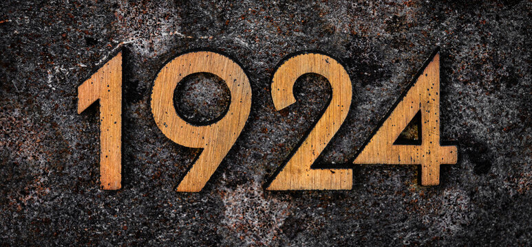 1924 Jahreszahl