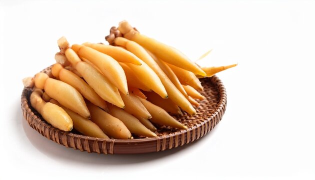 fresh fingerroot slice it is a thai medicinal plant that is popularly used in cooking and as an ingredient in traditional medicine