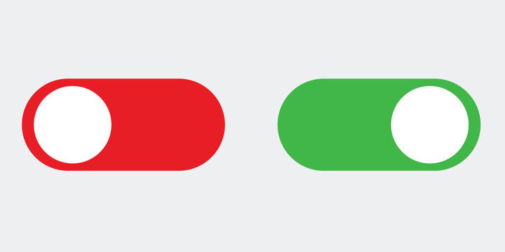 A simple graphic illustration of two toggle switches on a plain background
