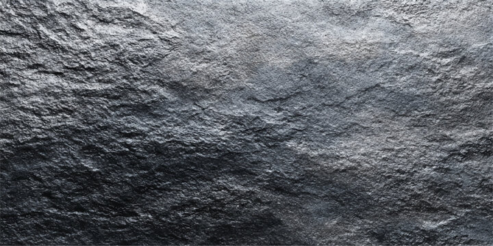 Black leather texture and dark blue fabric ripple across a black and white background like abstract wet stone waves under a winter sky of ice and snow