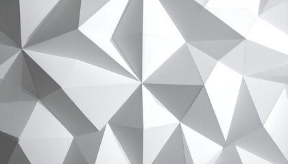 Obraz premium A grayscale geometric pattern of triangles