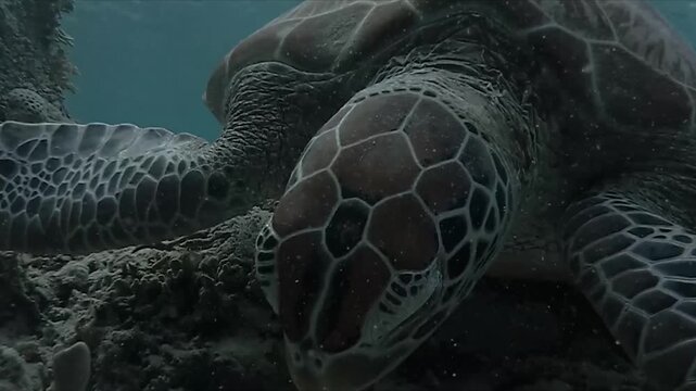 A captivating dive in Bali,
paradise
with stunning fish on the reef green turtle