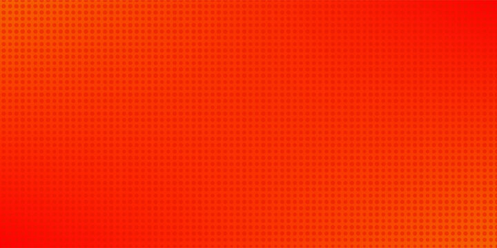 Dots halftone orange color pattern gradient texture with technology digital background. Dots pop art comics with summer background.