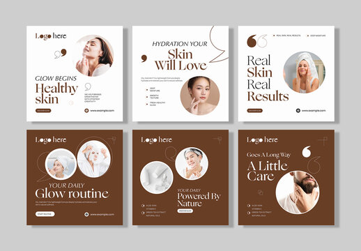 Skin Care Social Media Banner