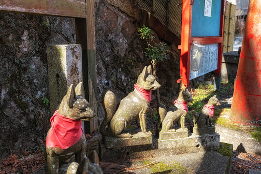 Arima Onsen Fox Statue