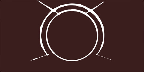 Vector illustration of a snail icon symbol in a 3d red circle frame design on a white or black background © MDJAHIRULISLAM