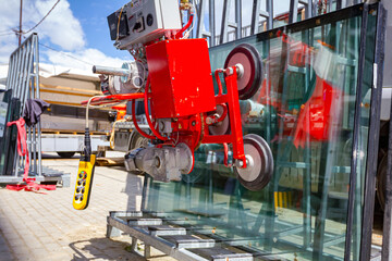 Professional vacuum suction lifter, power tool unit for carry and transfer glass