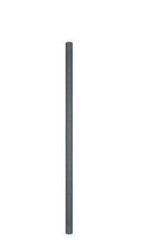 Pole from steel - vertical, dark. On isolated transparent background.