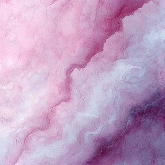 Fototapeta premium soft pink and white marble texture with flowing veins, cloud-like swirls and delicate metallic highlights conveying a dreamy, elegant and calming abstract background
